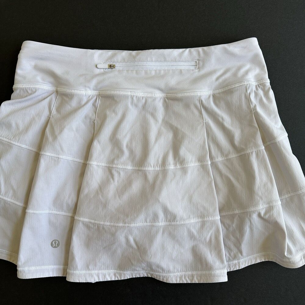 Lululemon Pace Rival Mid Rise Skirt 6 Ivory? Tennis Golf